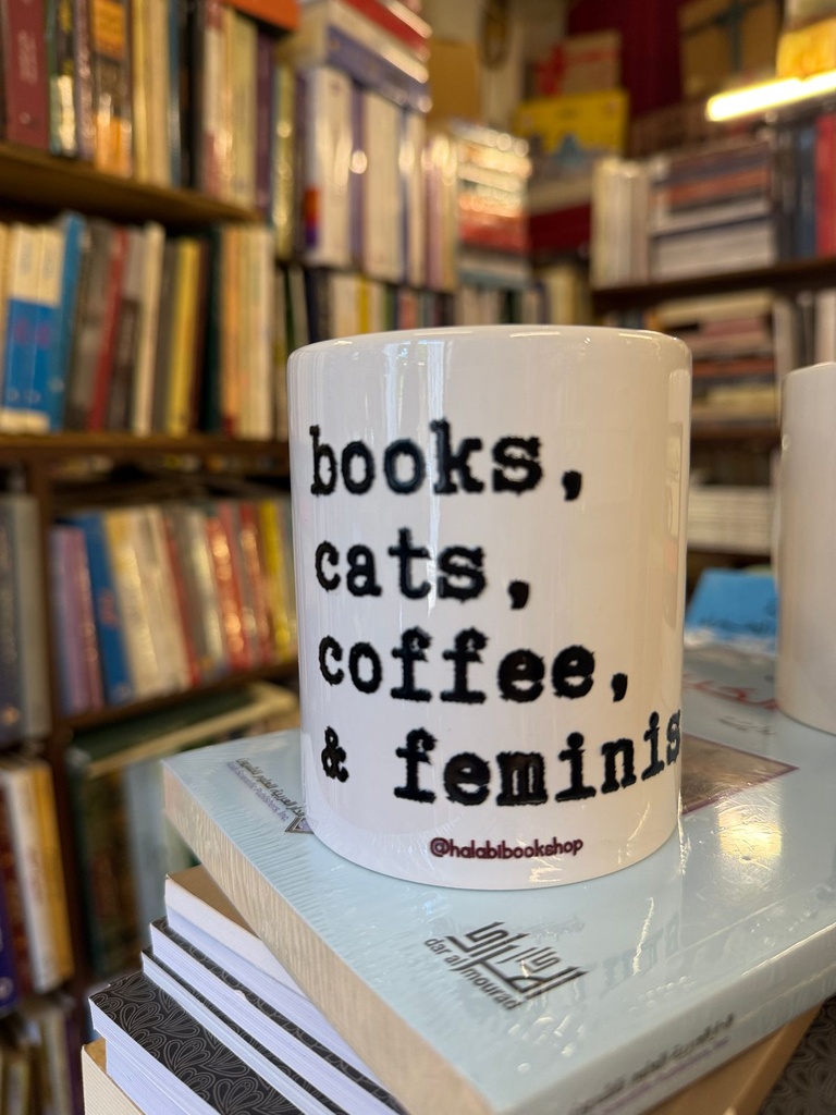 Bookish Mug: Books, Cats, Coffee, & Feminism