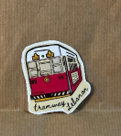 Stamp Story: Tramway Lebanon Sticker
