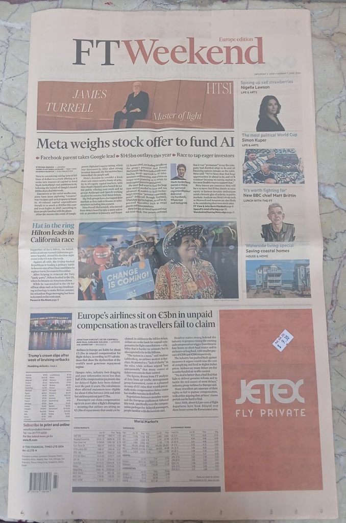 Financial Times Weekend - June 6 - June 7/ 2026