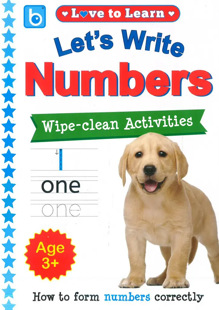 Love To Learn Wipe Cleans: Let's Write Numbers 