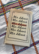 Stamp Story: Ktir Lebnene Word A5 Notebook 