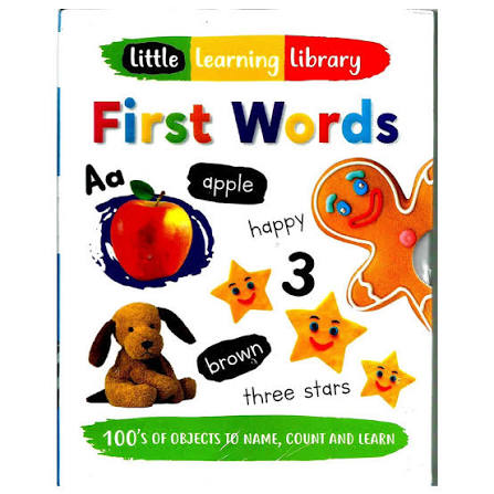 Slipcase: Little Learning Library Boxed Set (3 Books): First Words 
