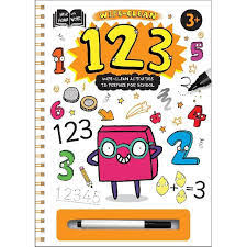 Help With Homework 3+ 123 Spiral Wipe N Clean