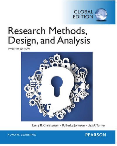 Research Methods, Design, and Analysis 