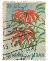 Stamp Story: Big 2 Red Flower Sticker Replica 