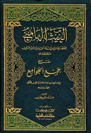 الغيث الهامع شرج جمع الجوامع 