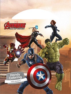 Handy Coloring with Stickers: Avengers Age Of Ultron 