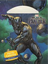 Handy Coloring with Stickers: Black Panther