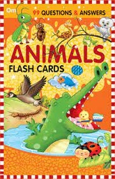 99 Question & Answers: Animals Flash Cards - Om Books